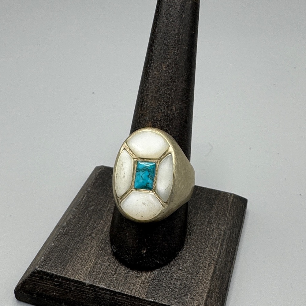Native American Turquoise & MOP Vintage